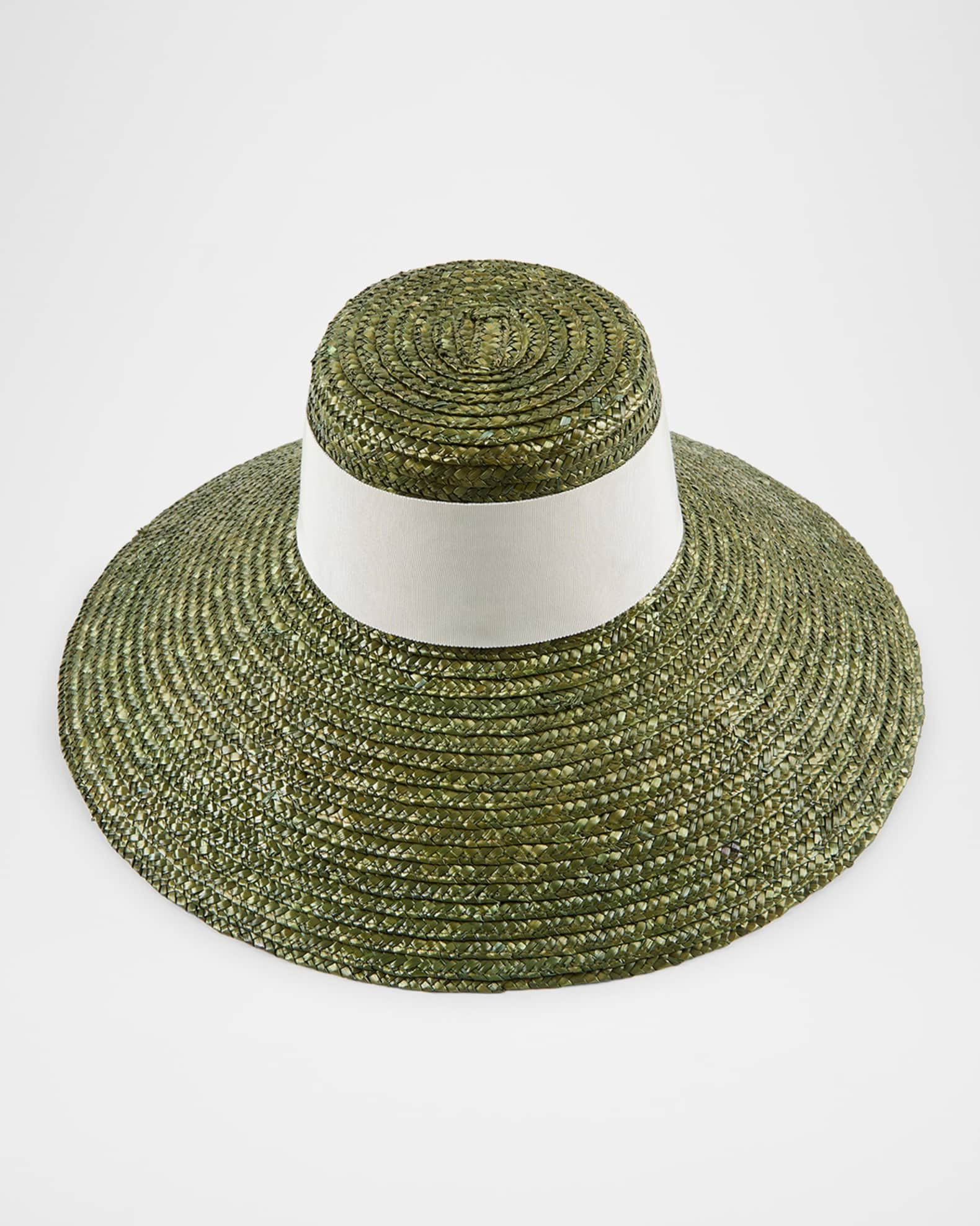 Mirabel Straw Wide-Brim Sun Hat | Neiman Marcus