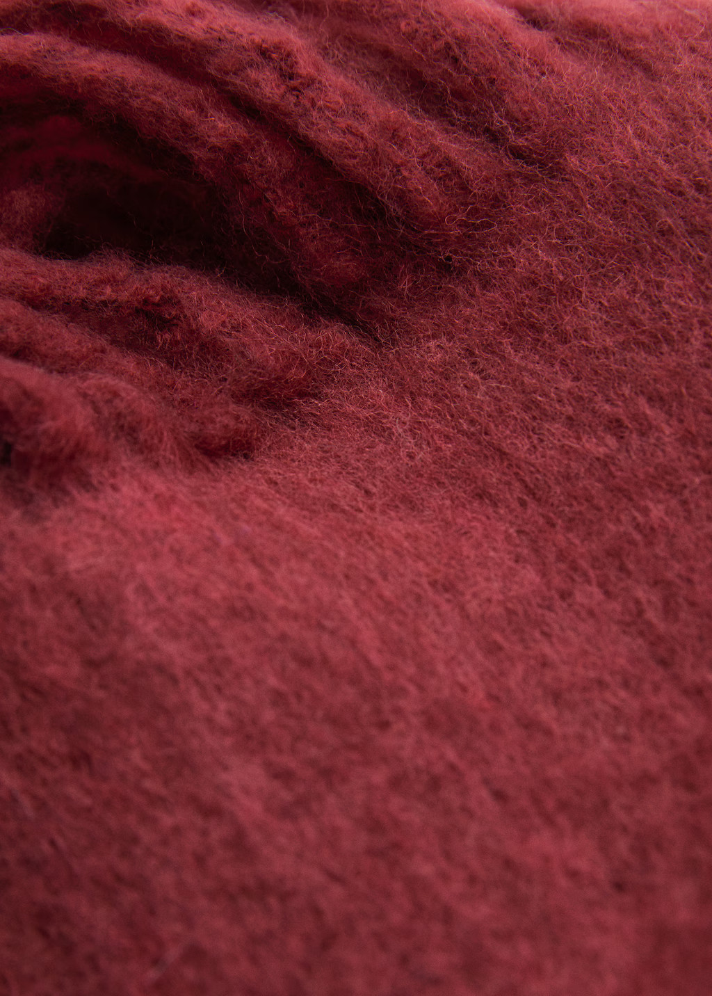 Fringe wool blend scarf - Women | MANGO United Kingdom | MANGO (UK)