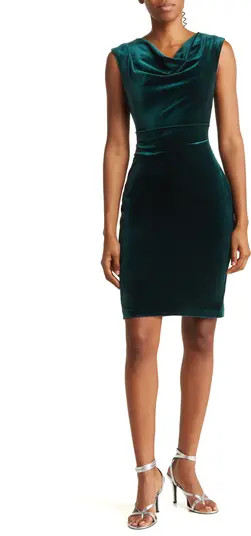 Vince Camuto Cowl Neck Velvet Dress | Nordstromrack | Nordstrom Rack