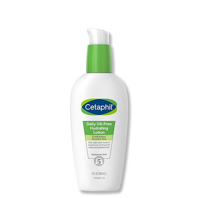 CETAPHIL Daily Hydrating Lotion for Face , With Hyaluronic Acid , 3 fl oz , Lasting 24 Hr Hydrati... | Amazon (US)