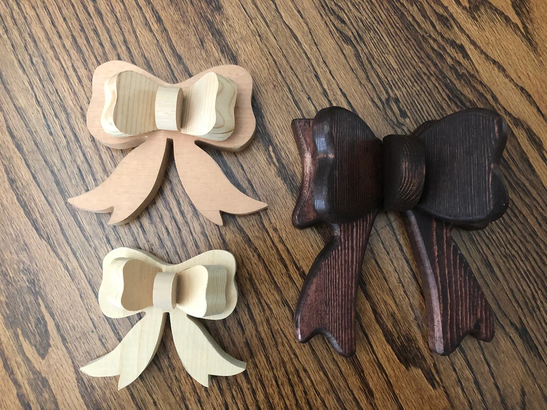 Bows, Bows, Bows, Wooden - Etsy | Etsy (US)