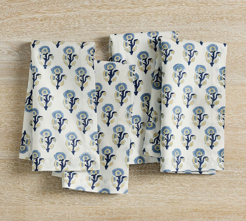 Alice Organic Cotton Napkins - Set of 4 | Pottery Barn (US)