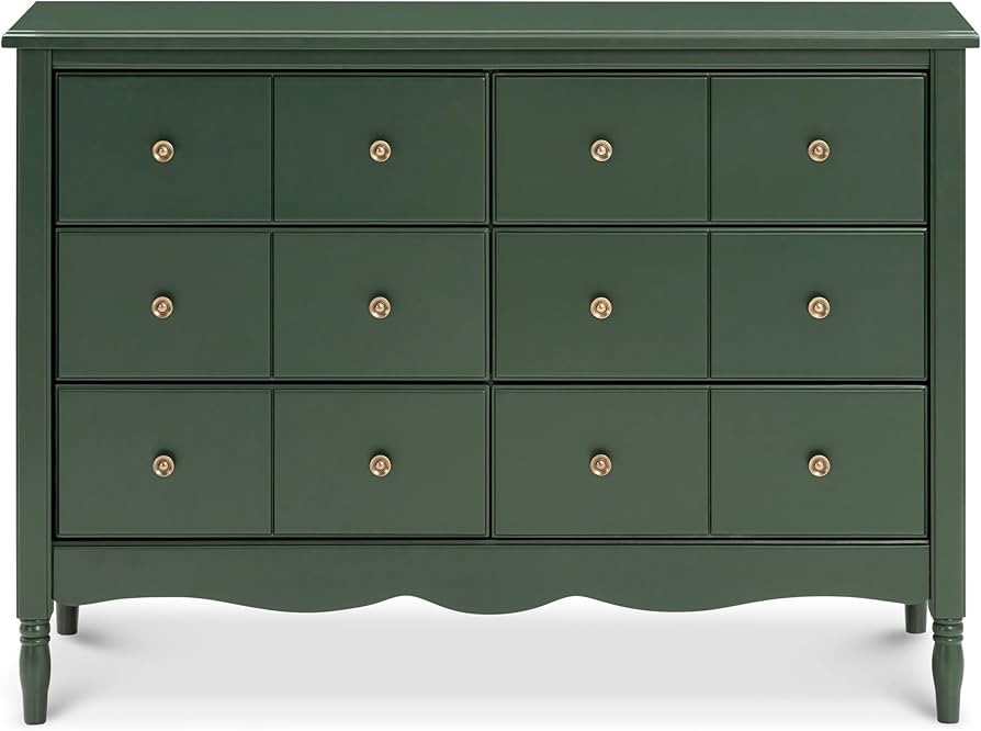 Namesake Liberty 6-Drawer Assembled Dresser in Forest Green | 2 Sets of Knobs | Amazon (US)