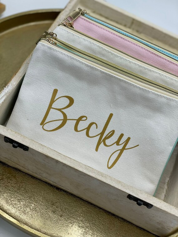 CUSTOM MAKEUP BAG 1 Makeup Bag Cosmetic Bag Retro Style - Etsy | Etsy (US)