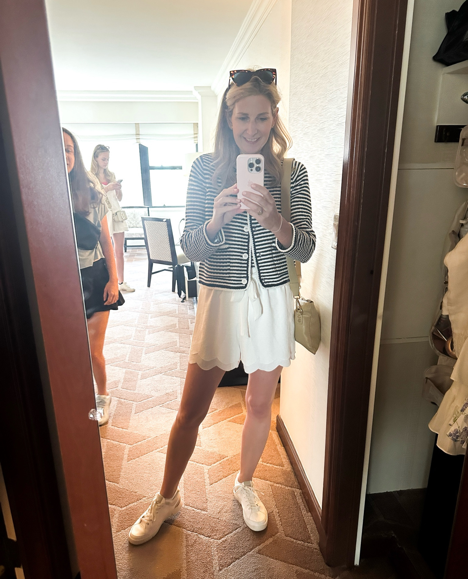 Walmart top. Amazon shorts. Travel outfit. Sightseeing outfit. 

#LTKSeasonal #LTKtravel #LTKshoecrush