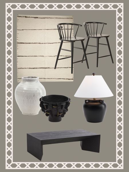 TJ Maxx, Marshalls, wall area, rug, vase, decorative object, table, lamp, coffee, table, counter, stools, modern organic

#LTKHome
