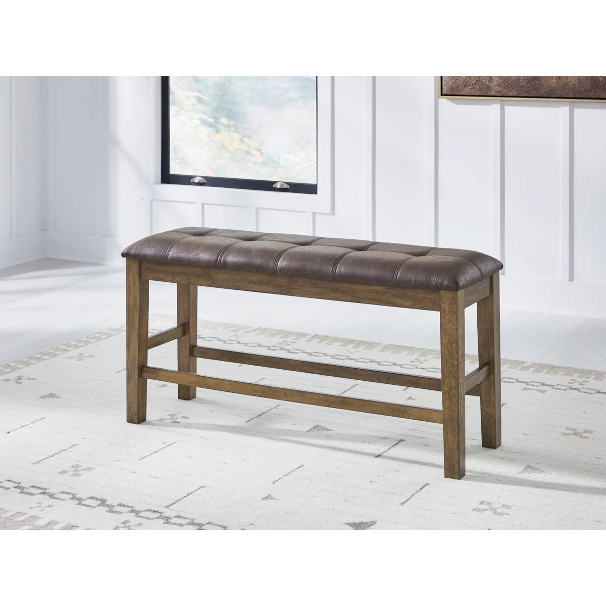 Kameika Counter Height Dining Bench | Wayfair North America