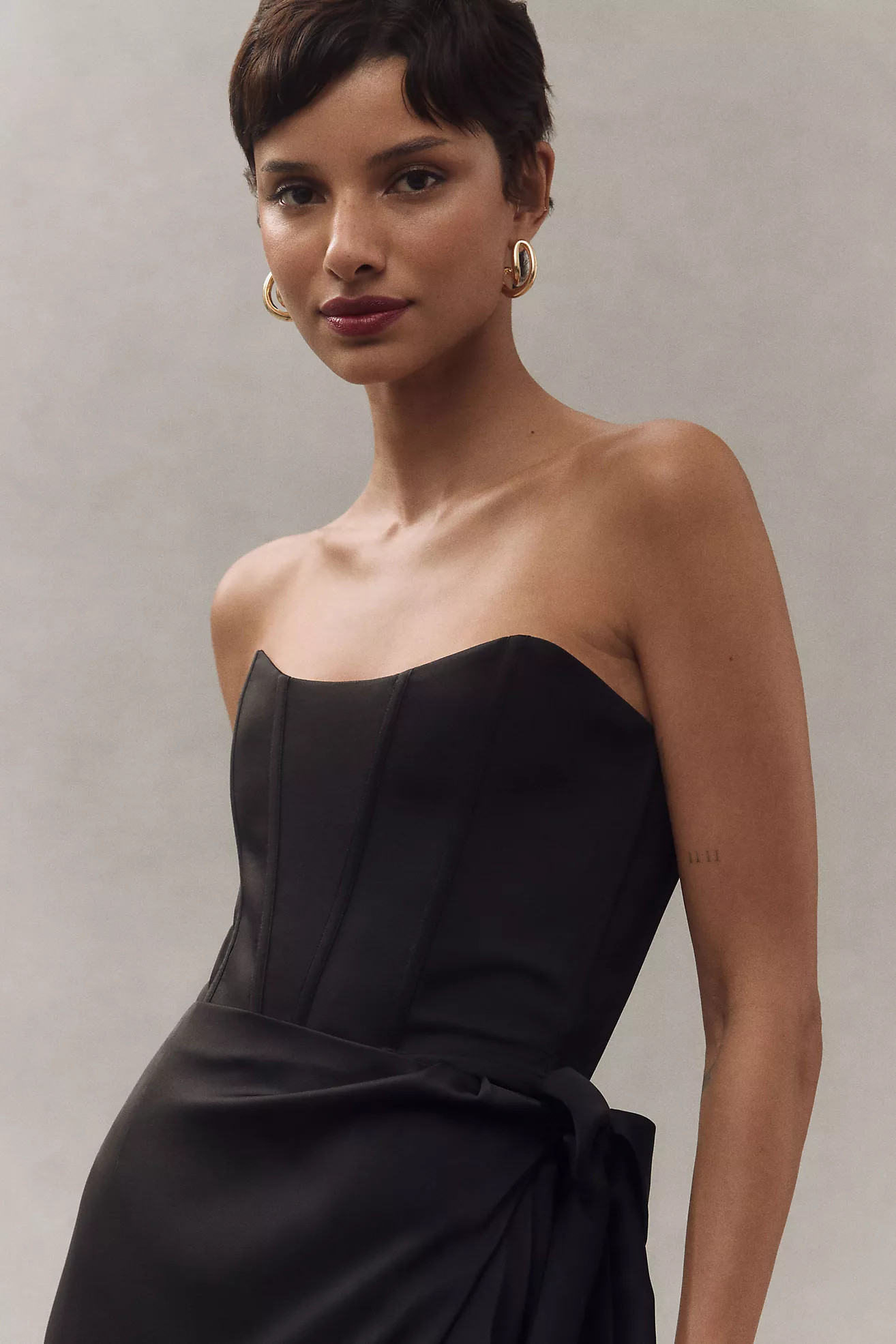 V. Chapman June Corset Front-Slit Gown | Anthropologie (US)