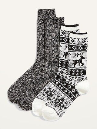 2-Pack Soft-Knit Socks For Women | Old Navy (US)