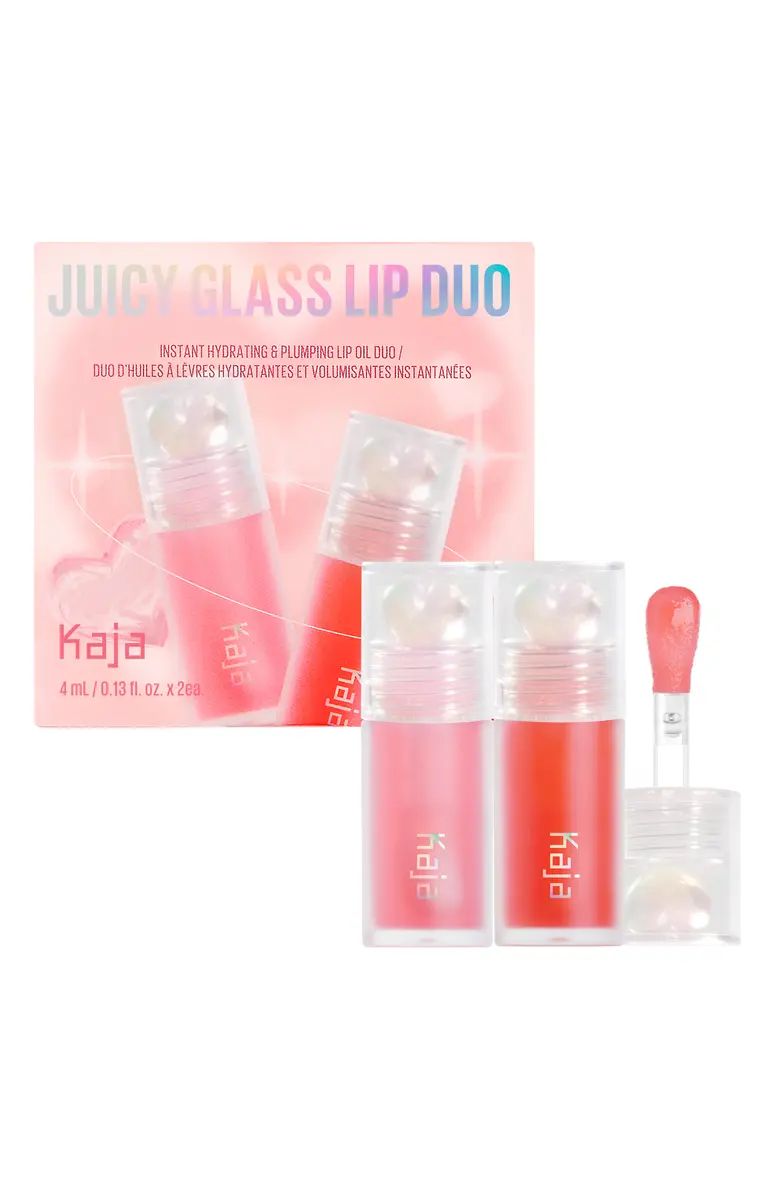 Kaja Juicy Glass Lips Duo (Limited Edition) $36 Value | Nordstrom | Nordstrom