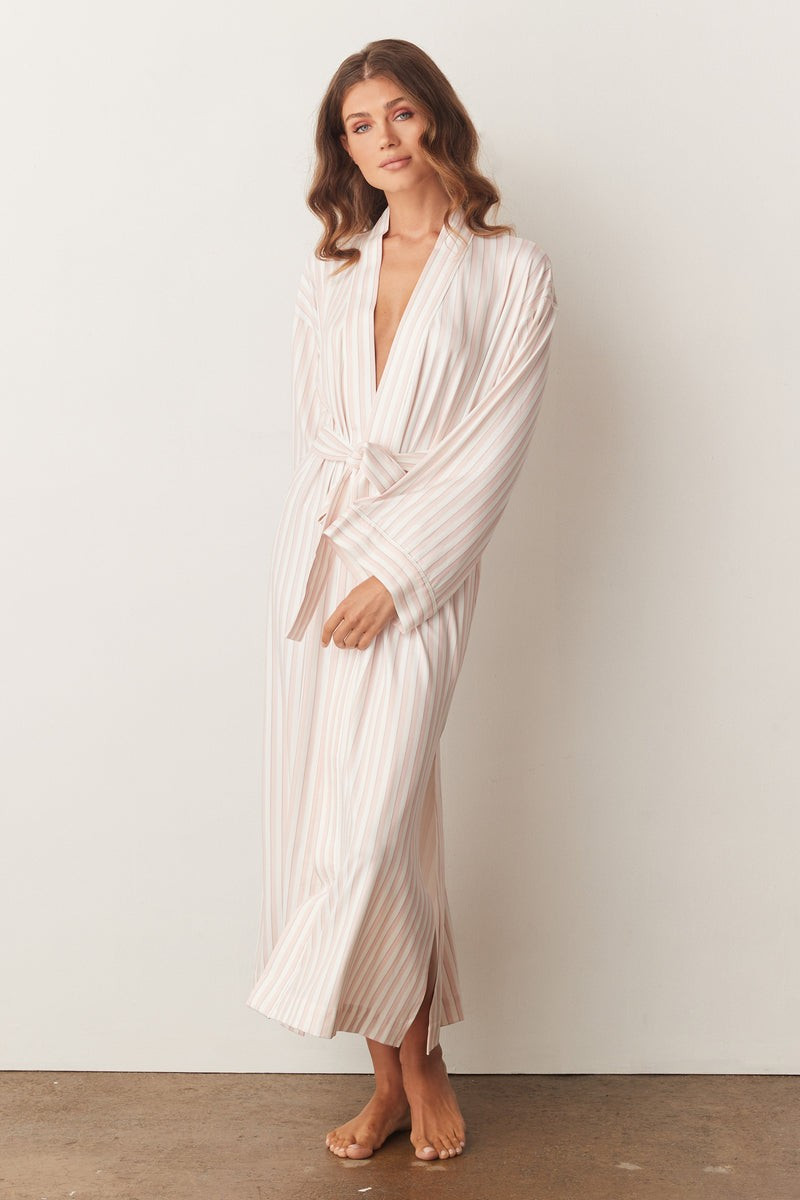 KAIA KIMONO ROBE | SWEET STRIPE | MASONgrey