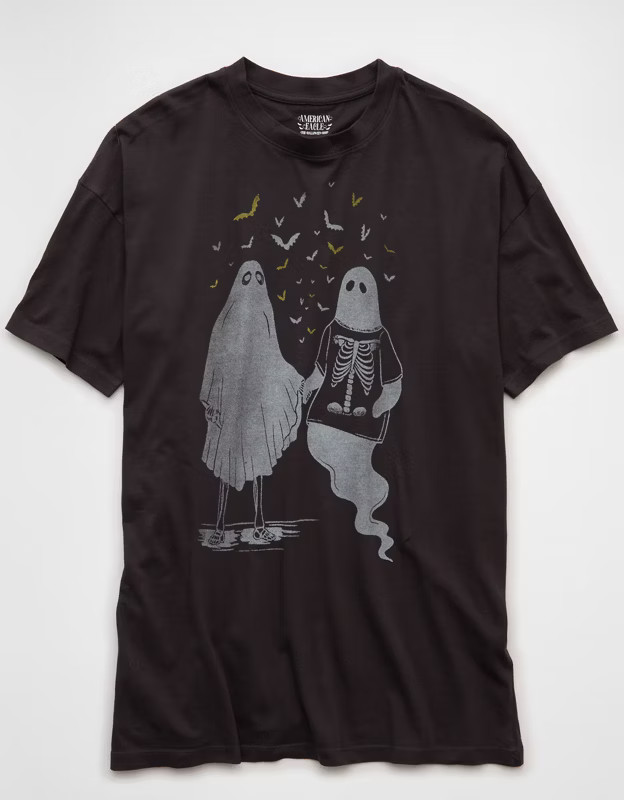 AE Oversized Halloween Graphic T-Shirt | American Eagle Outfitters (US & CA)