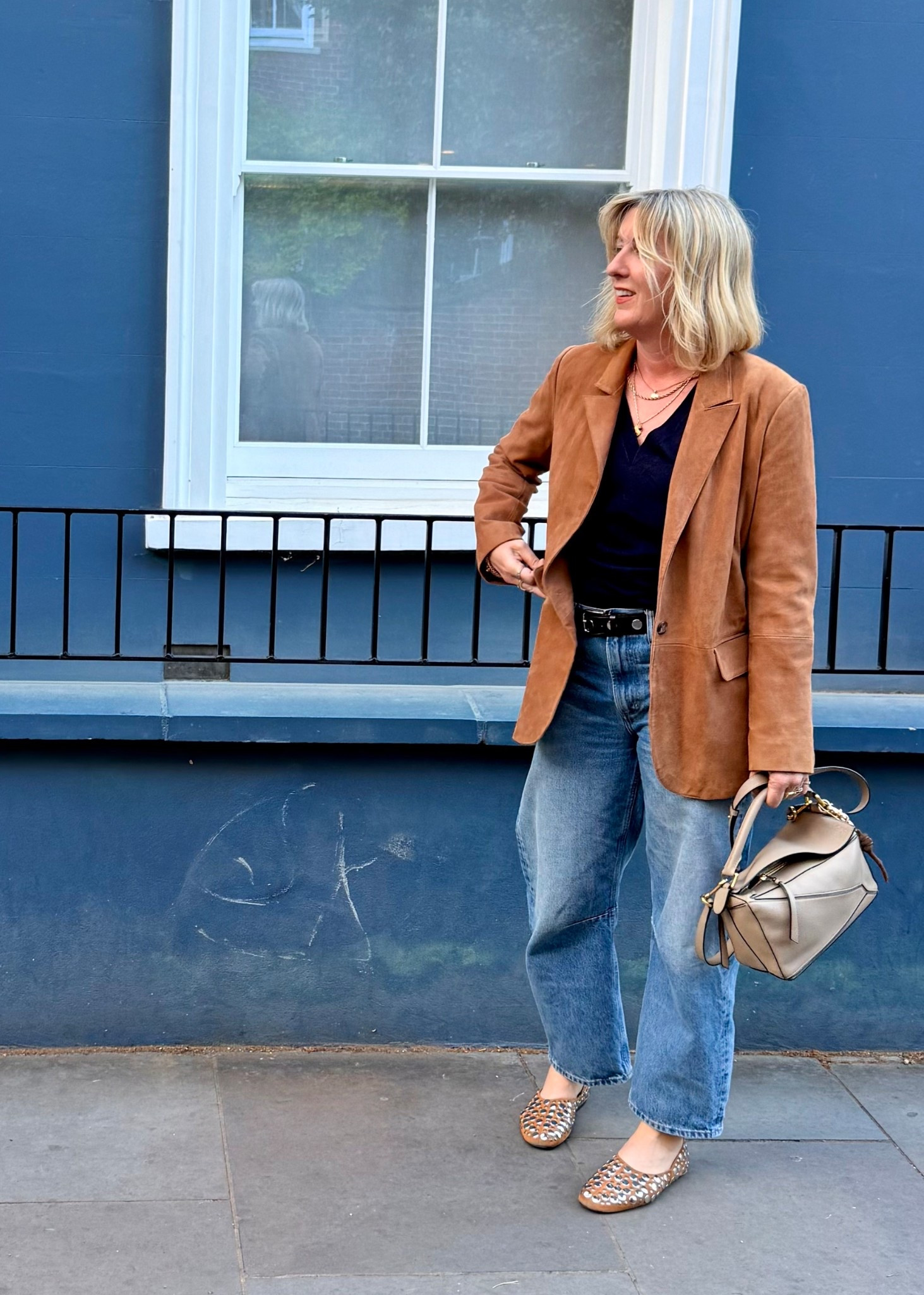 The tan suede blazer is the gift that keeps on giving 

#LTKspring #LTKuk #LTKover50style