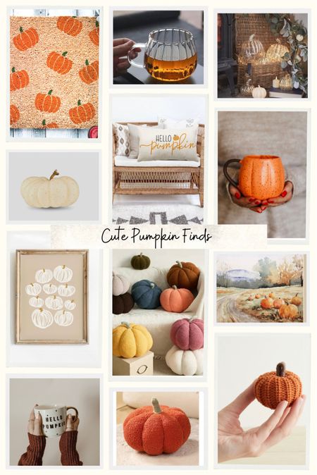 Some of the cutest pumpkin finds for autumn #fall #pumpkinseason  

#LTKhome #LTKSeasonal #LTKfindsunder50