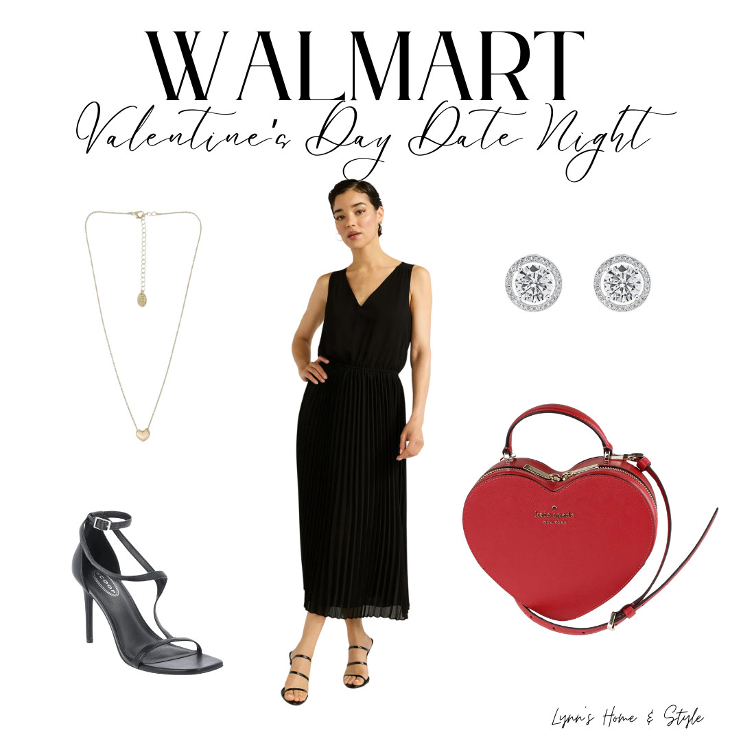 How perfect is this Kate Spade purse for a night on the town for Valentine's Day? ♥️ The whole outfit is such a classic look that can be worn anytime, anywhere you need a little extra pizzazz.  Not a fan of stilettos? I've got you covered with a stylish strappy kitten heel. 



#WalmartFinds #DateNightGlam #ValentinesDayDate  

 

#LTKFindsUnder50 #LTKStyleTip