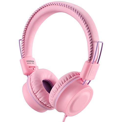POWMEE M2 Kids Headphones Wired Headphone for Kids,Foldable Adjustable Stereo Tangle-Free,3.5MM Jack | Amazon (US)