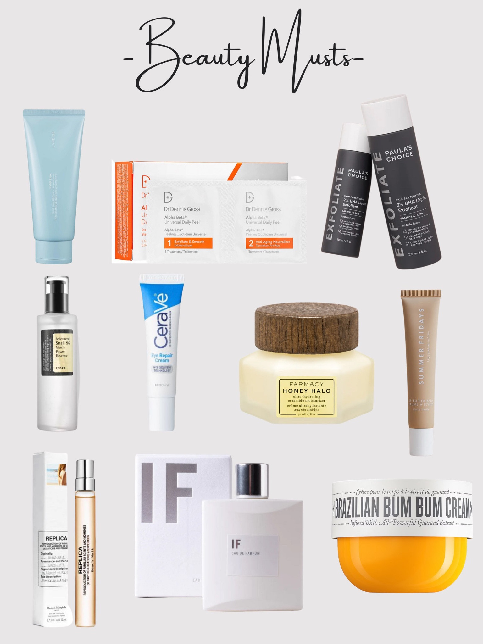 My essentials for glowing, clear skin and smelling amazing!  #LTKFragrance 

#LTKstyletip #LTKunder100 #LTKbeauty