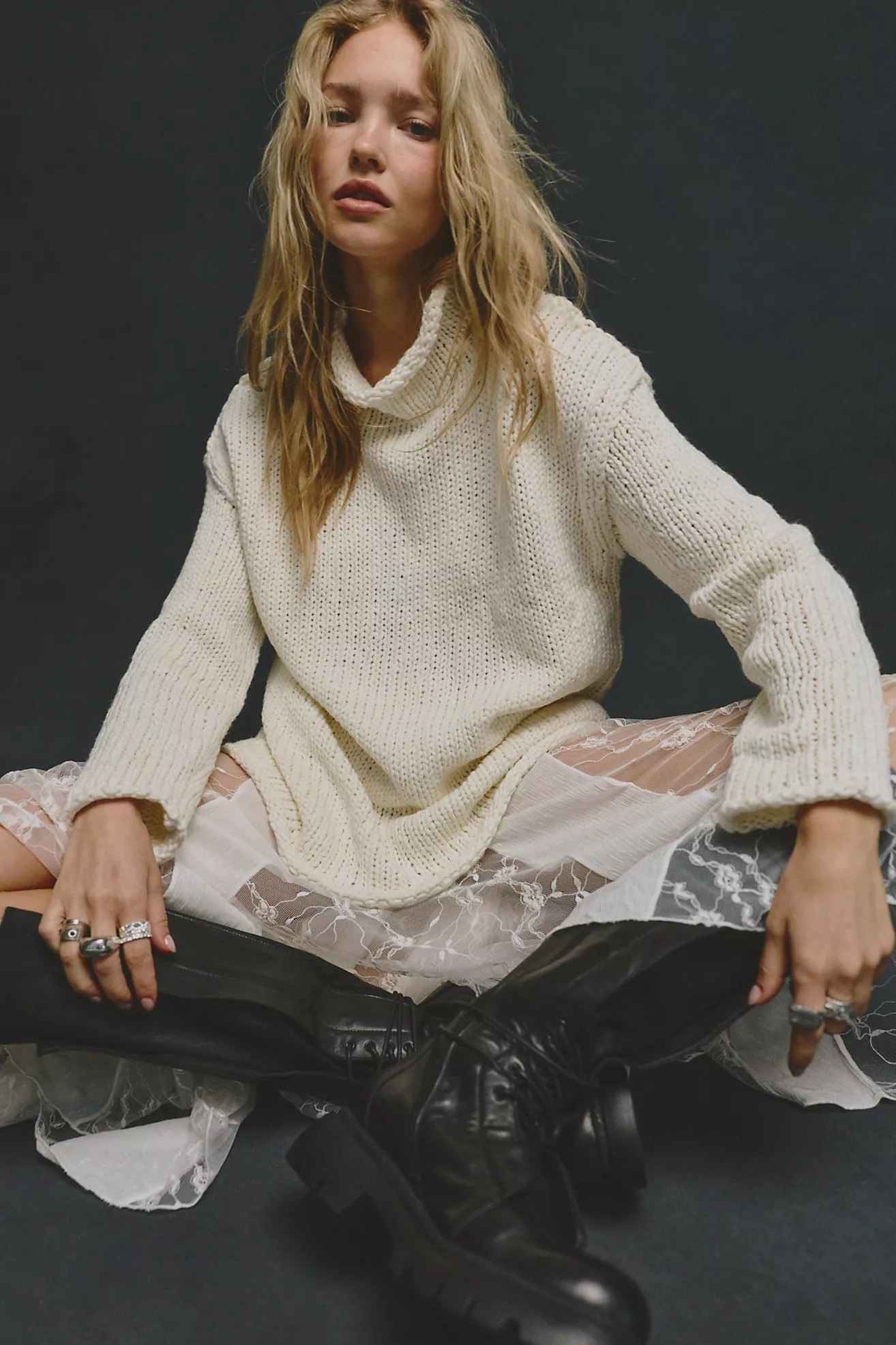 Opal Rollneck Knit Tunic | Free People (Global - UK&FR Excluded)