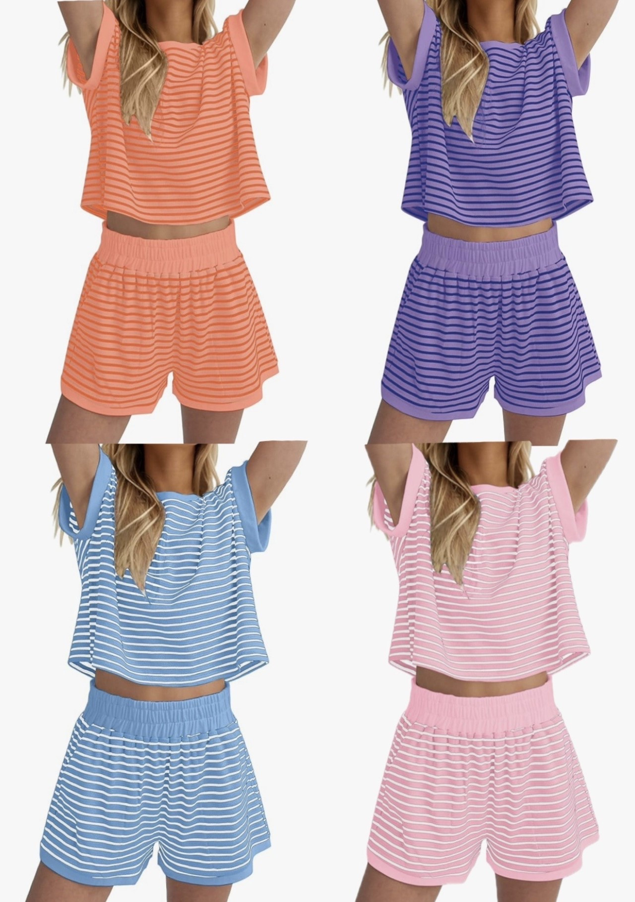 Amazon two piece striped set for the summer!! 