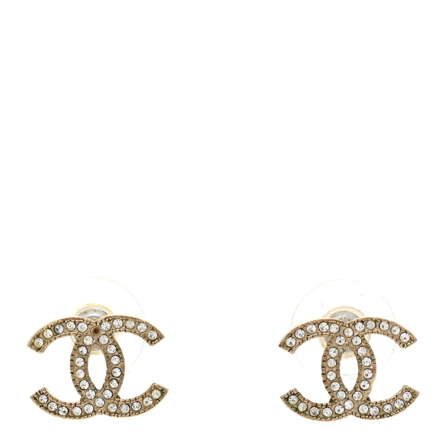 CHANEL

Crystal CC Earrings Gold | Fashionphile
