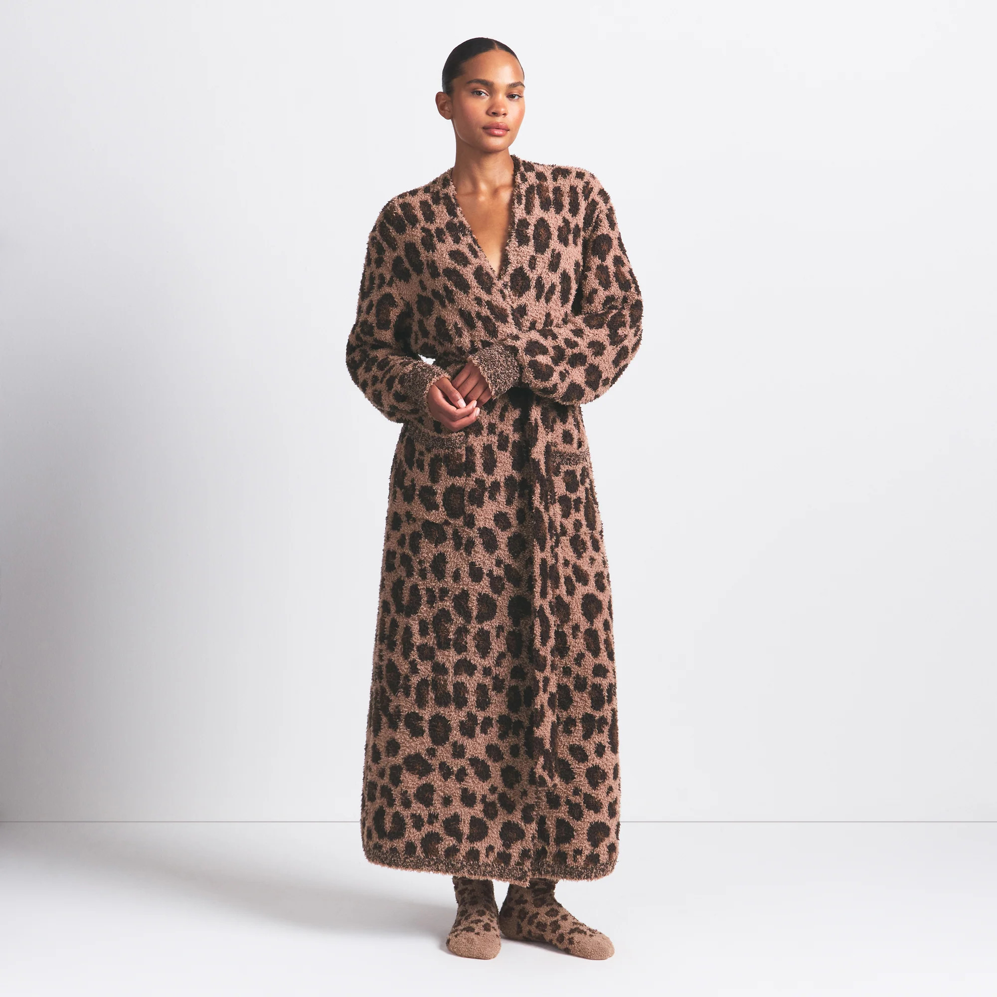 COZY KNIT SOCK | SIENNA LEOPARD PRINT | SKIMS (US)