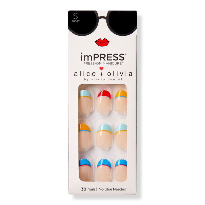 Frenchie imPRESS x Alice + Olivia Press-on Manicure | Ulta