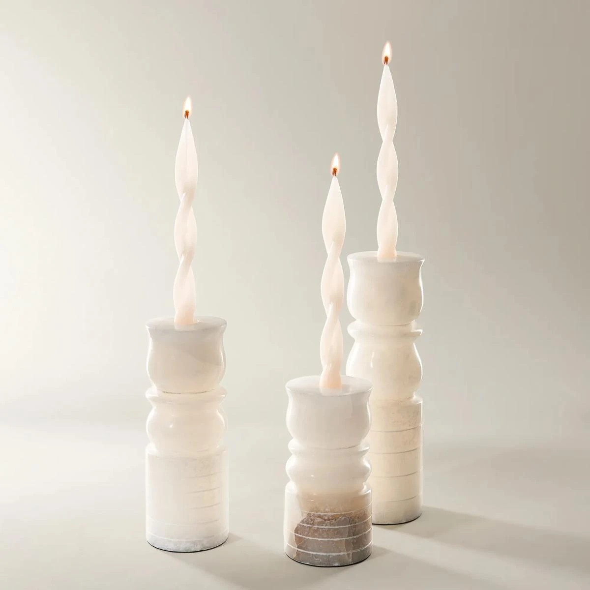 Alabaster Taper Holder | Z Gallerie