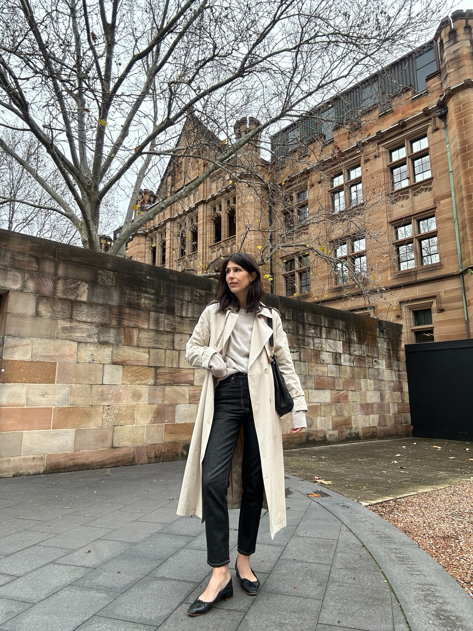 Wearing knit in size M, jeans in size 26, trench in size 8. Shoes are about Arianne 

#LTKSeasonal