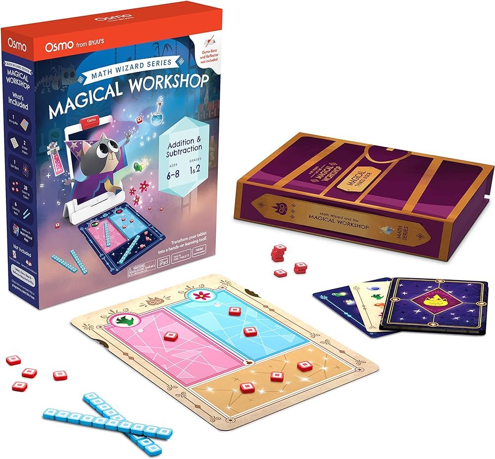 Osmo - Math Wizard and the Magical Workshop for iPad & Fire Tablet - Ages 6-8/Grades 1-2 -Additio... | Amazon (US)