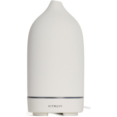 Vitruvi Ultrasonic Stone Diffuser White | Well.ca