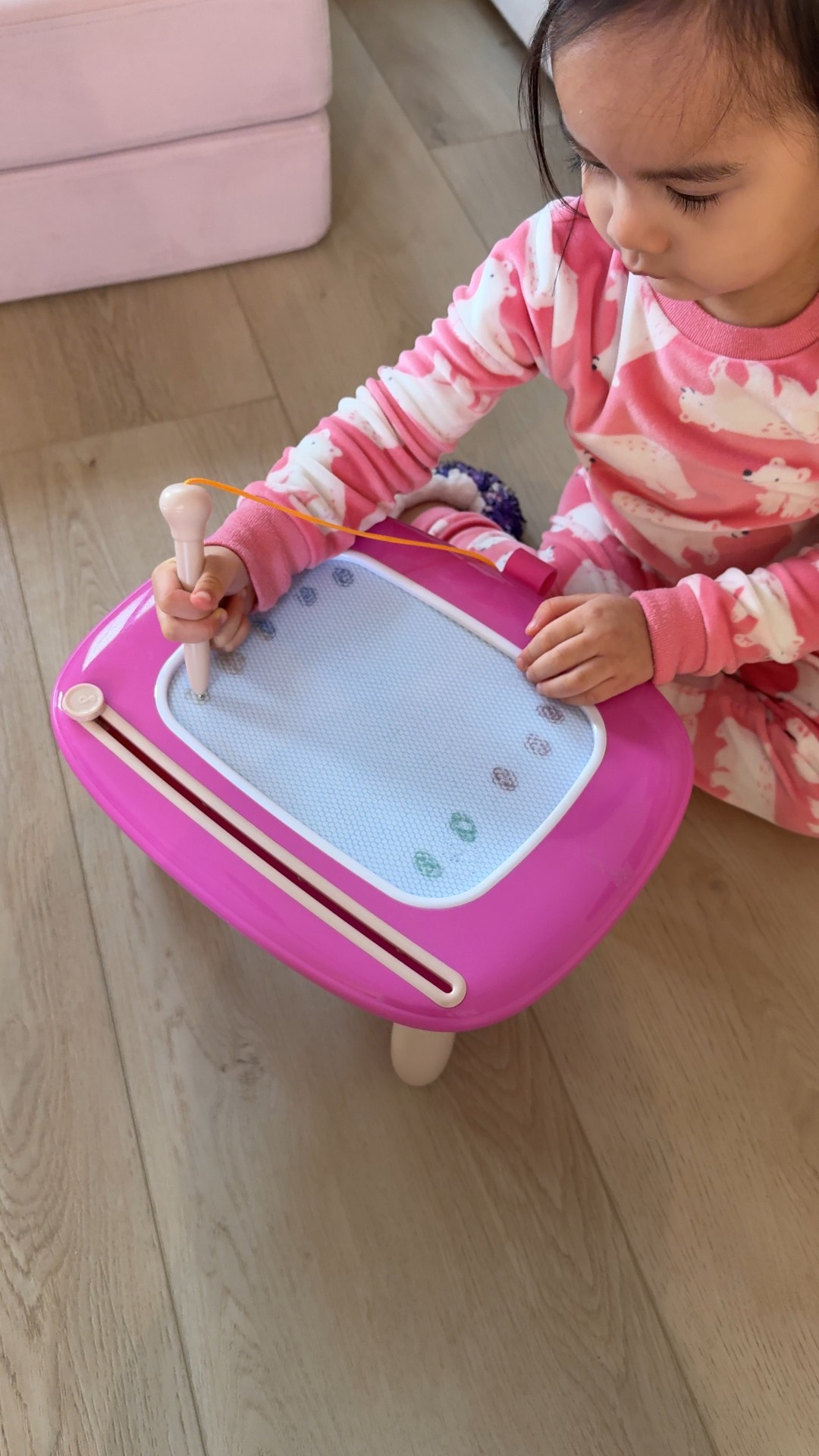 she loves this magnetic drawing board! great for drawing without making a mess :)  #toddlertoys #toddlermom #blackfridaysales #toddler 

#LTKGiftGuide #LTKCyberWeek #LTKKids