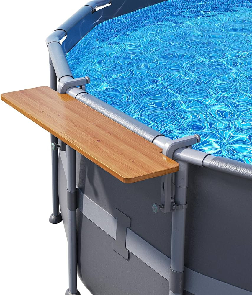 Pool Bar Nordic Pine, Exclusively for Above-Ground【Round & Oval 】Pools, Fits 3.7 Inch or Less... | Amazon (US)