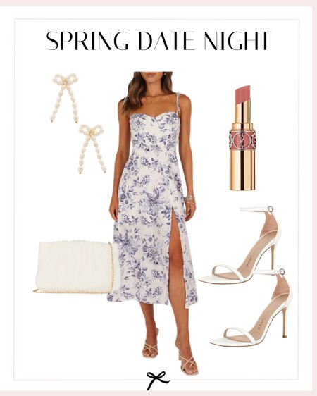 This long dress with a flirty slit and spring floral pattern is perfect for an elegant date night! 

#LTKSeasonal #LTKbeauty #LTKstyletip