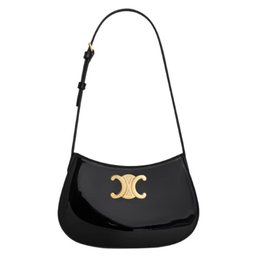 Celine Medium Tilly Bag In Patent Calfskin - Black | Jomashop.com & JomaDeals.com