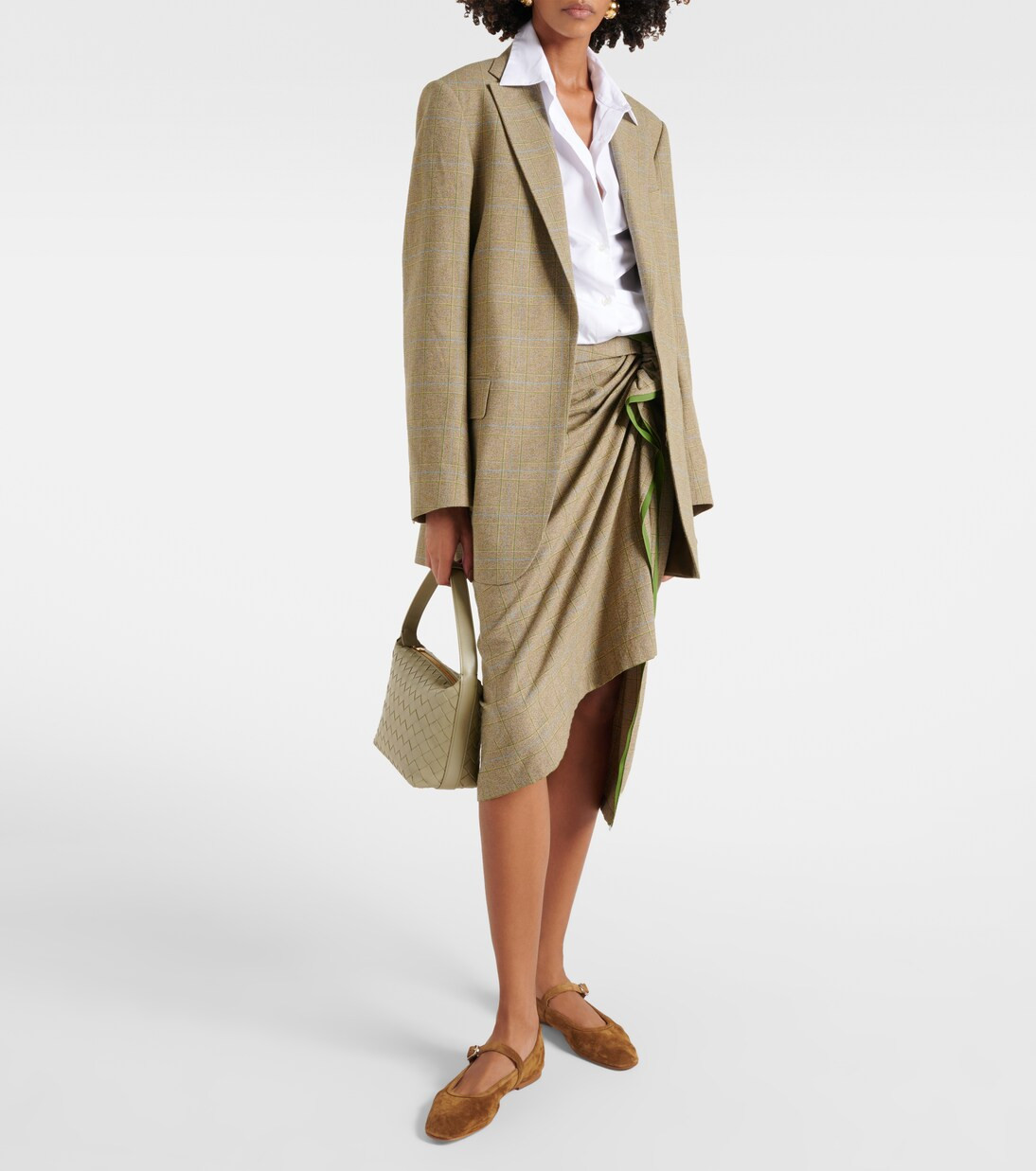 Suede Mary Jane flats | Mytheresa (US/CA)