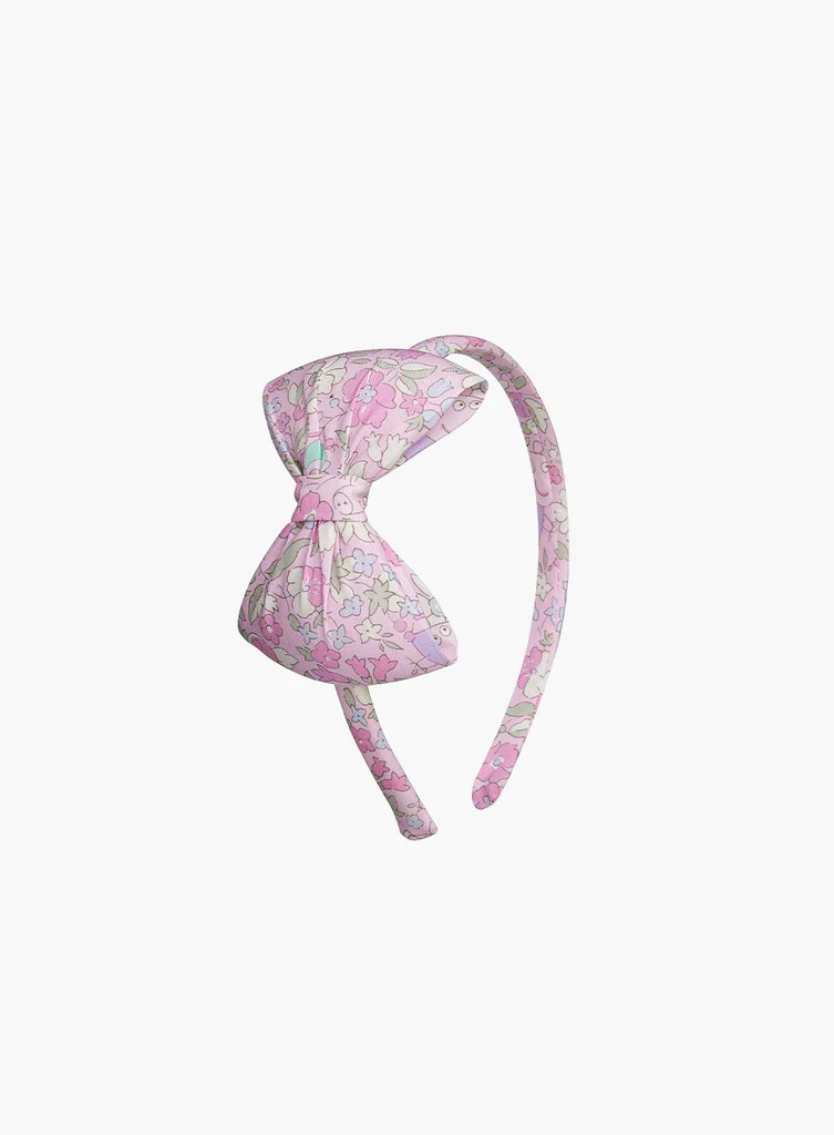 Pink Peppa Meadow Big Bow Alice Band | Trotters Childrenswear