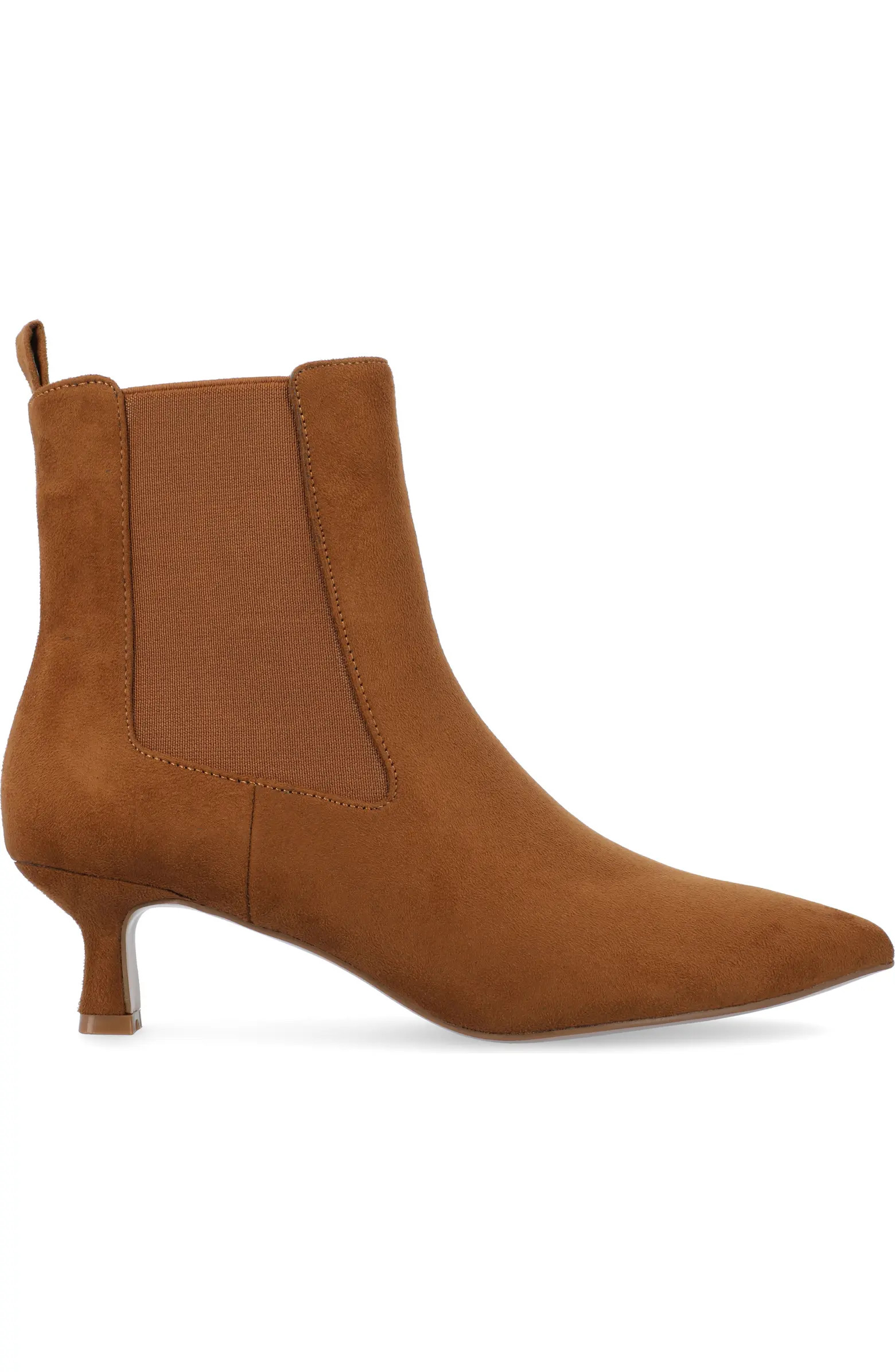 Pointed-Toe Vegan Leather Bootie (Women) | Nordstrom Rack