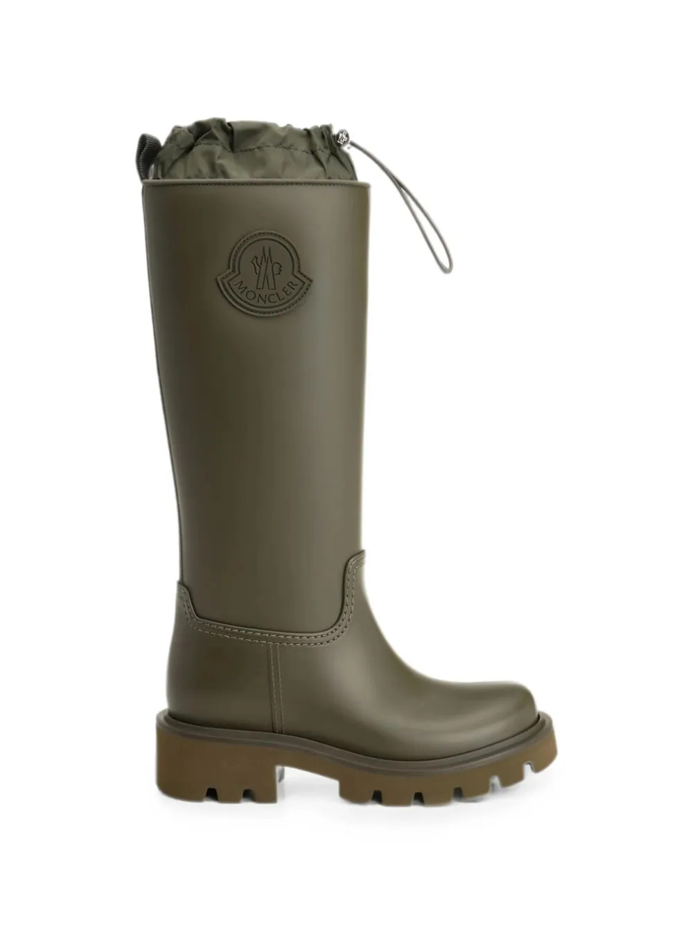 Moncler kickstream high rain boots - Green | Farfetch Global