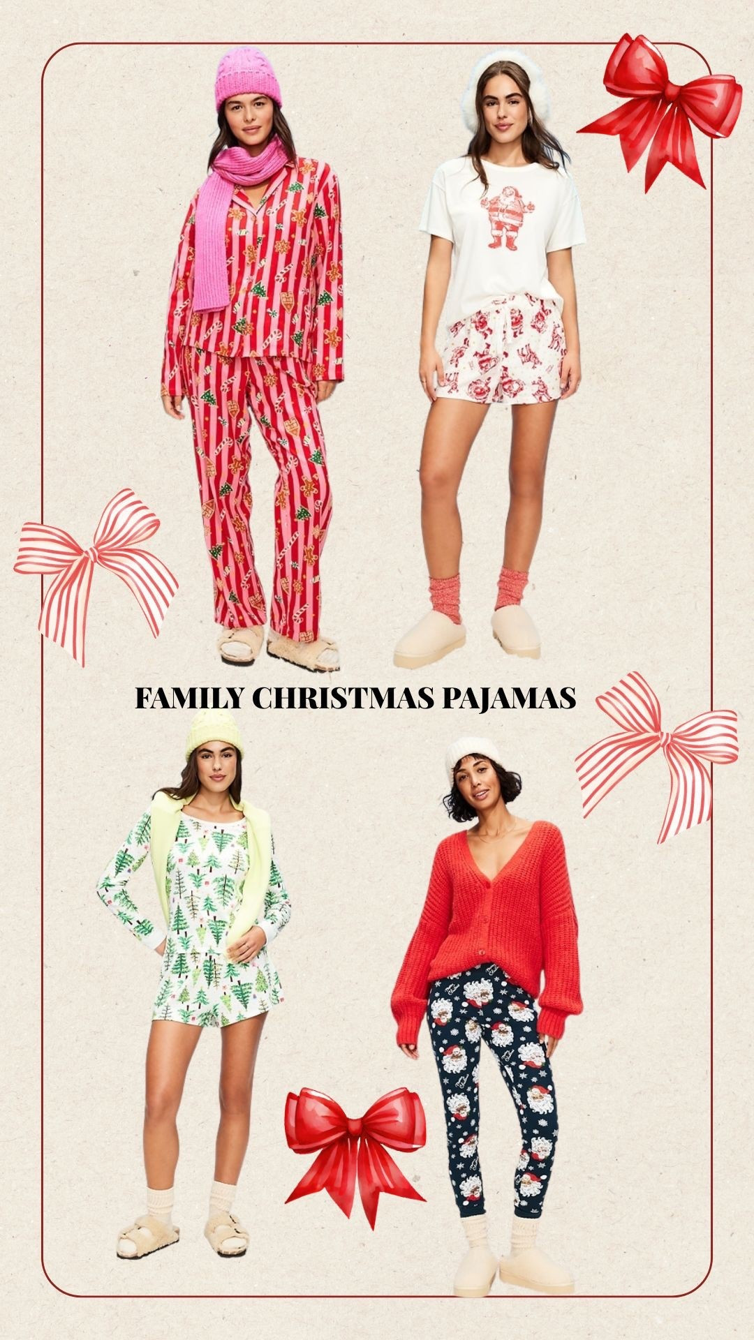 Family Holiday Pajamas 

#family #familymatching #christmas #christmaspajamas 

#LTKFamily #LTKSeasonal #LTKFindsUnder50