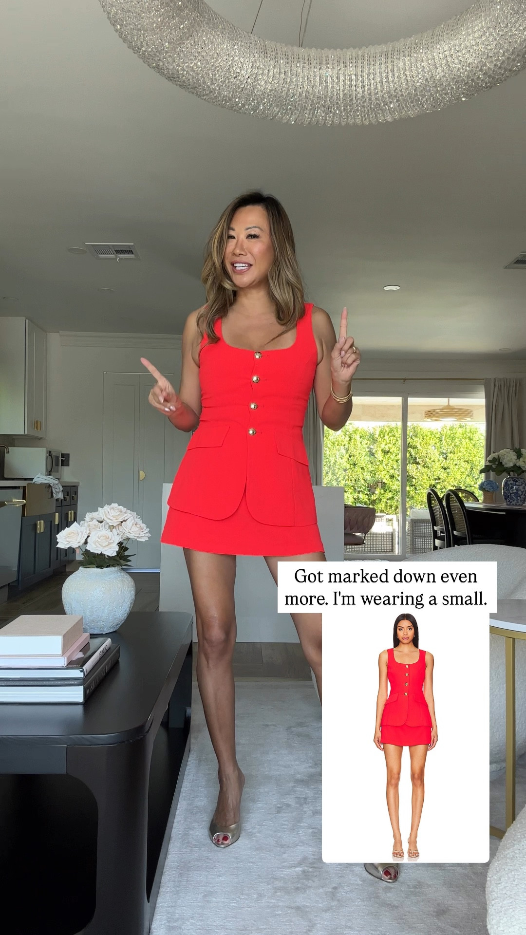 Amanda Uprichard Kya romper on major sale. Largest sale I've seen. Wearing a small  

#LTKSaleAlert #LTKStyleTip