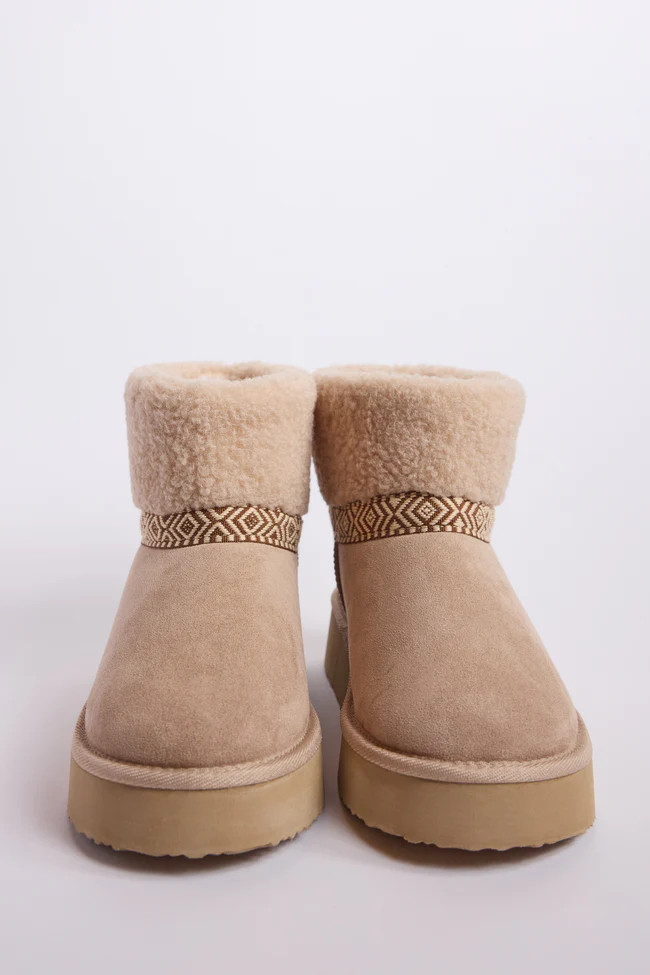Payton Sand Platform Boots FINAL SALE | Pink Lily