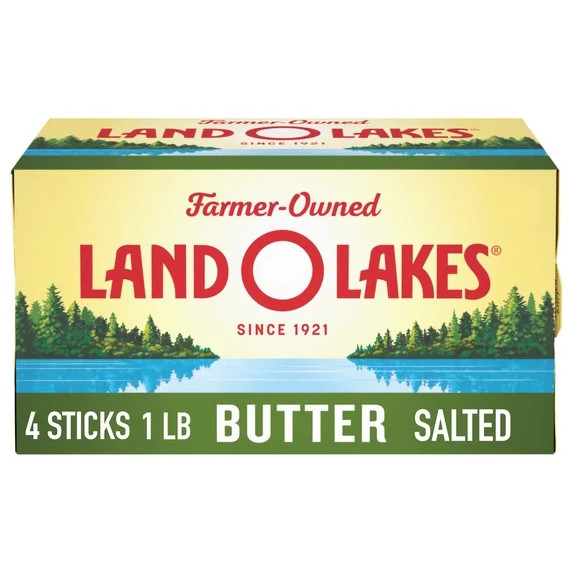 Land O Lakes Salted Stick Butter, 16 oz box, 4 Sticks | Walmart (US)