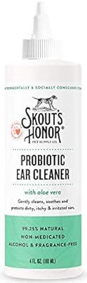 SKOUT'S HONOR: Probiotic Ear Cleaner for Pets - Gently Cleans, Soothes, and Protects Dirty, Itchy... | Amazon (US)