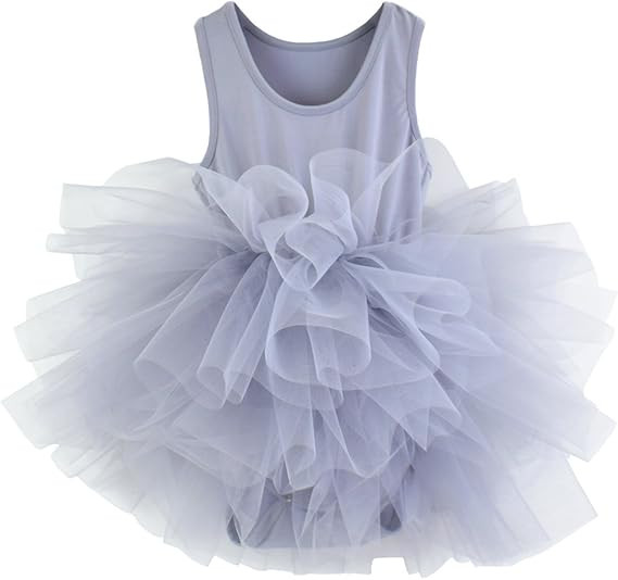 Girls' Camisole Dance Tutu Leotard with Fluffy 4-Layers Ballet Dress for Dance, Gymnastics and Ba... | Amazon (US)