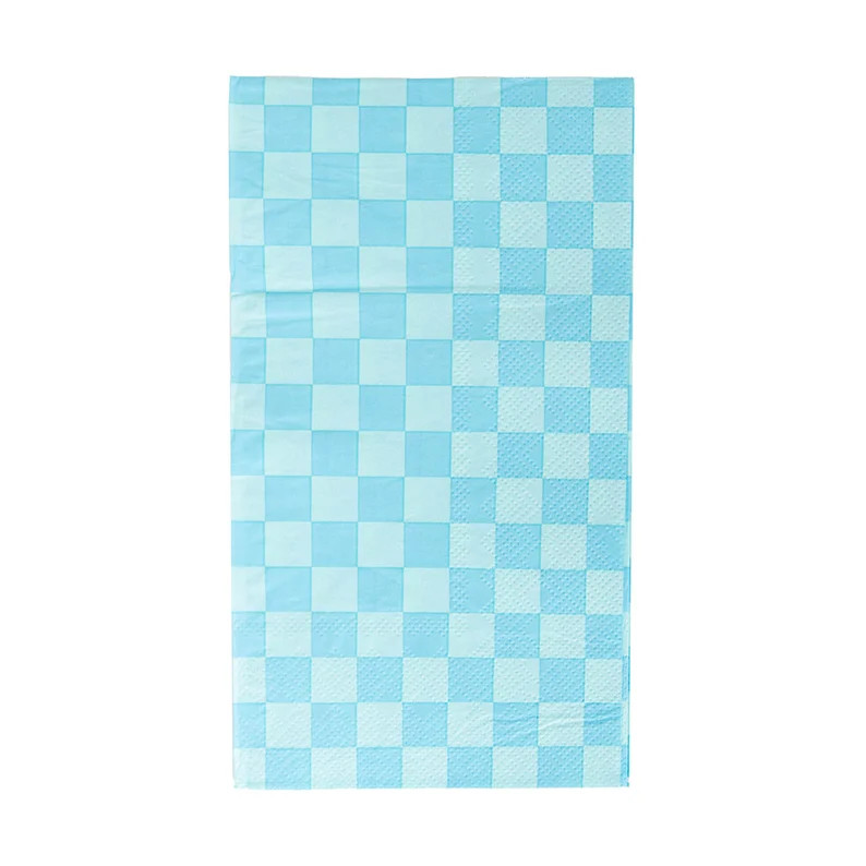 Check It Out of the Blue Check Guest Napkins  16 Pk. - Etsy | Etsy (US)