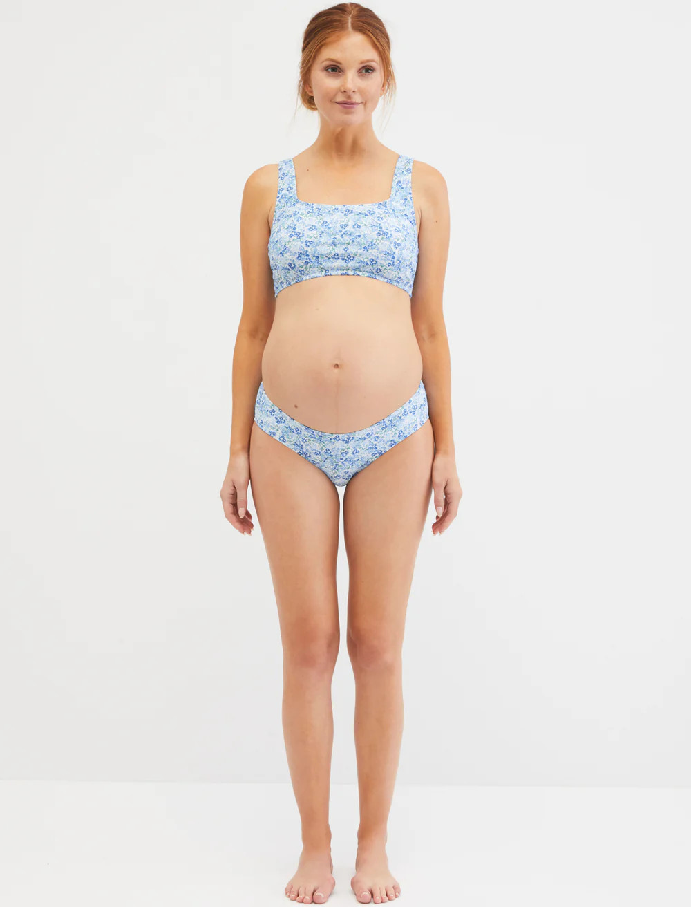 Beach Bump™ Maternity Bikini Square Neck Swimsuit UPF 50+ | Motherhood Maternity