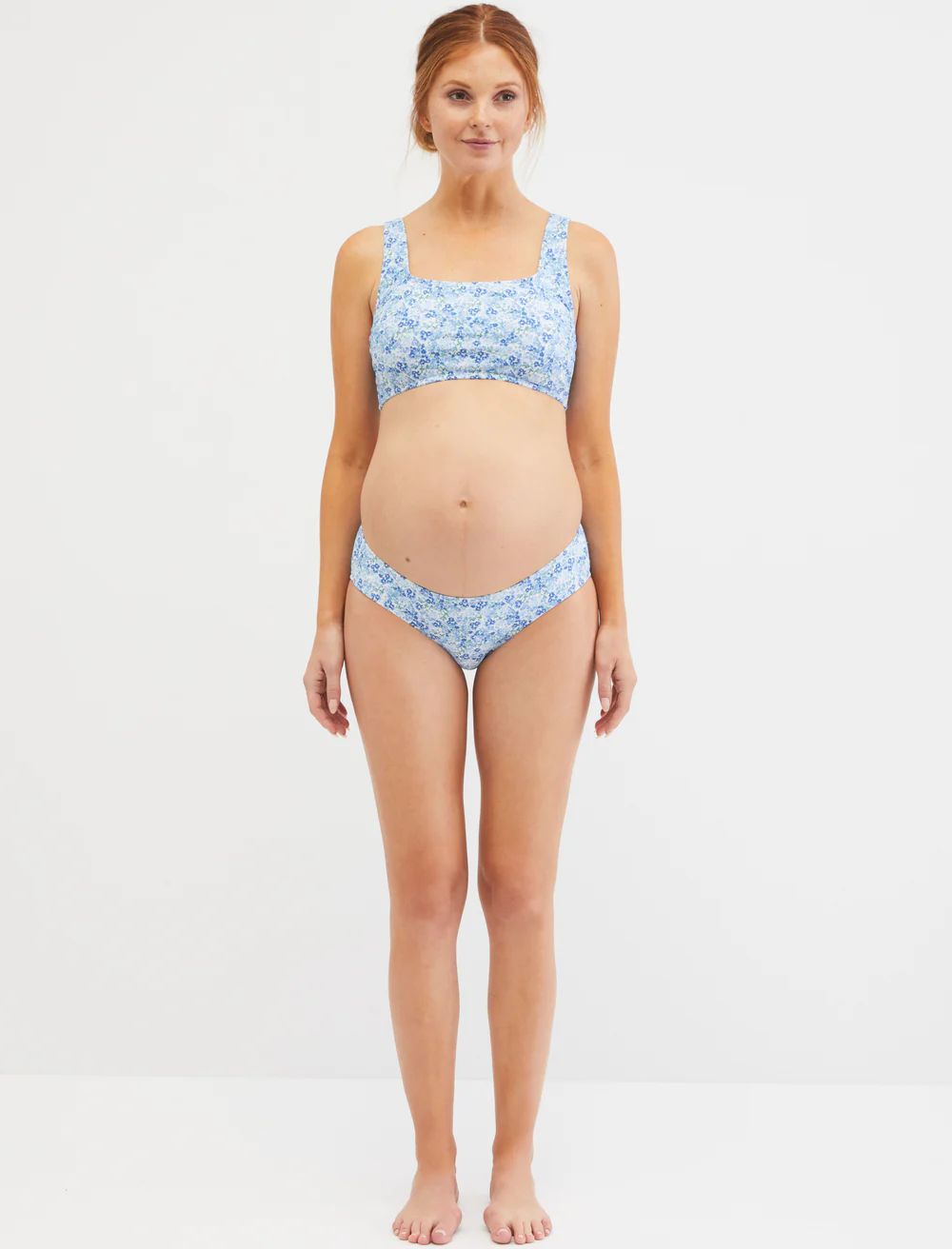 Beach Bump™ Maternity Bikini Square Neck Swimsuit UPF 50+ | Motherhood Maternity