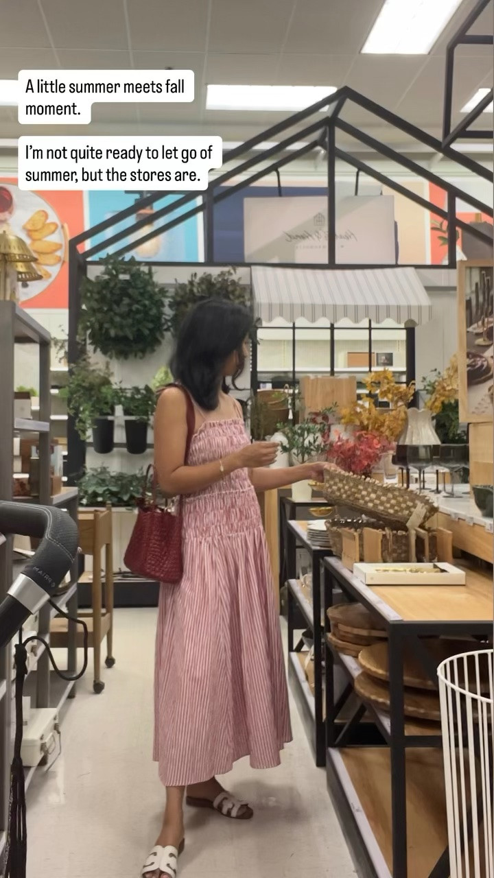 I’m still in my summer dress while fall has officially moved into the stores. A little summer meeting fall moment. 🍂☀️also, sales are everywhere.

#LTKootd #LTKmomlife