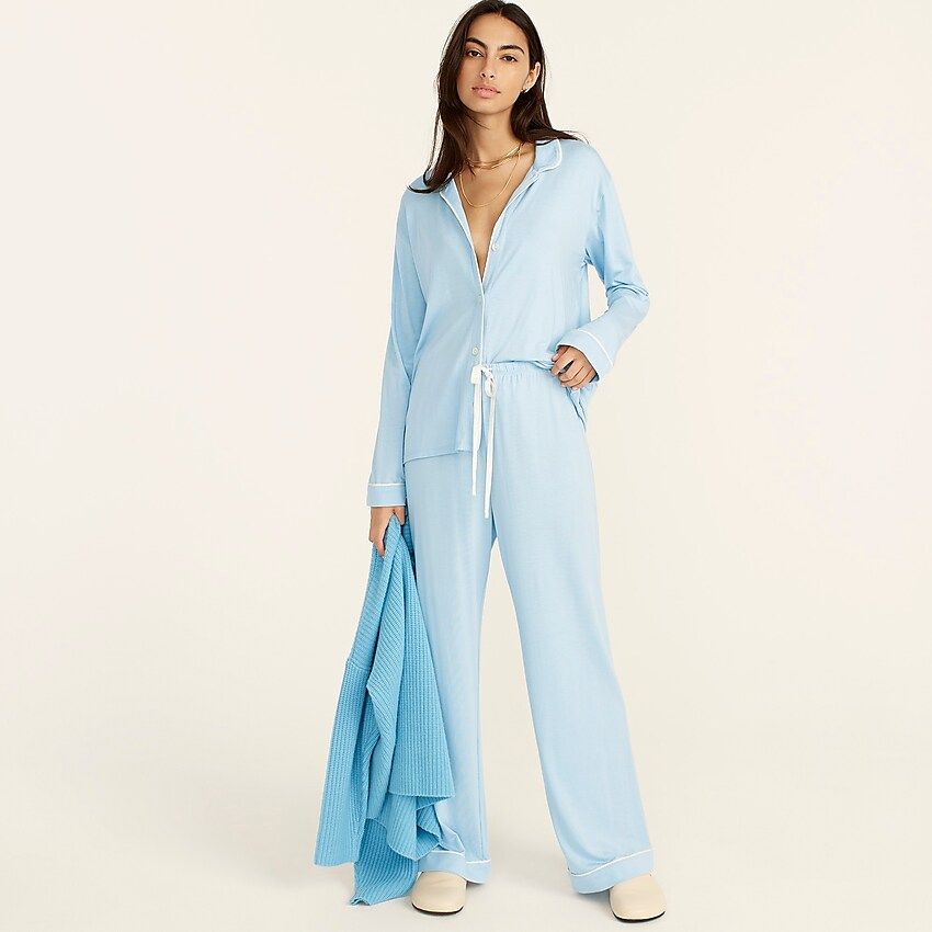 J.Crew: Eco Dreamiest Long-sleeve Pajama Set For Women | J.Crew US