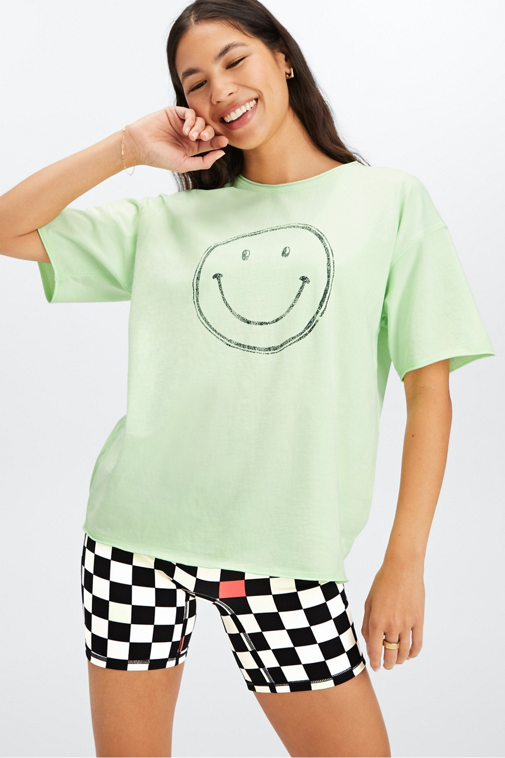 Aliah Short-Sleeve Vintage Tee | Fabletics